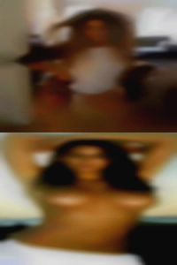 In and/ or out busty milf of bed.